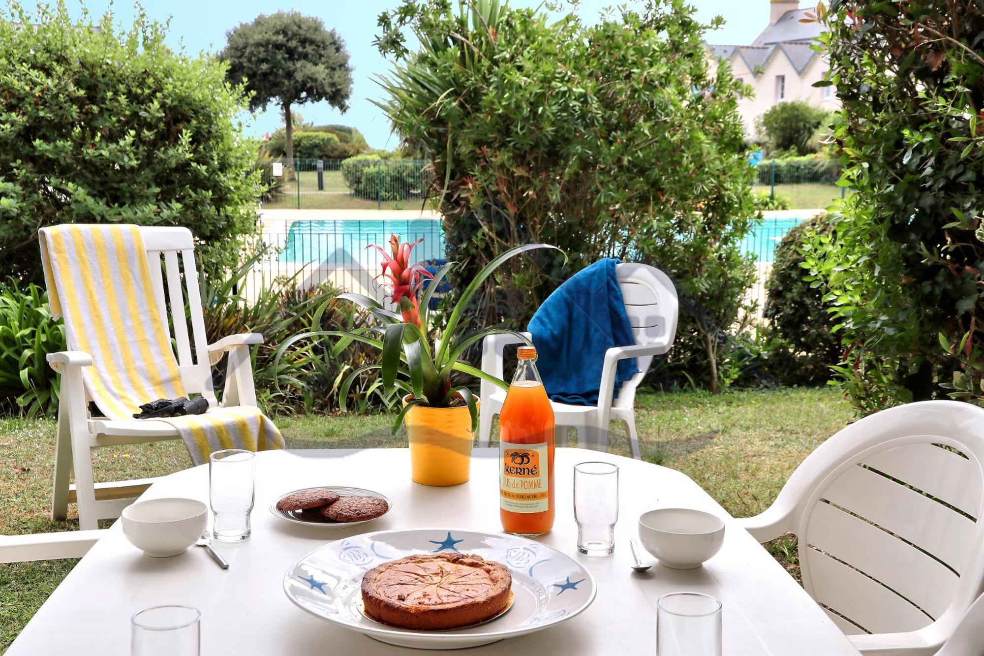 Localise - A06 - Entierement De Plain-Pied Avec Petite Vue Mer - Donnant Sur La Piscine Et Le Jardin - Wifi Inclus - Draps Inclus - Ле-Гильвинек Экстерьер фото